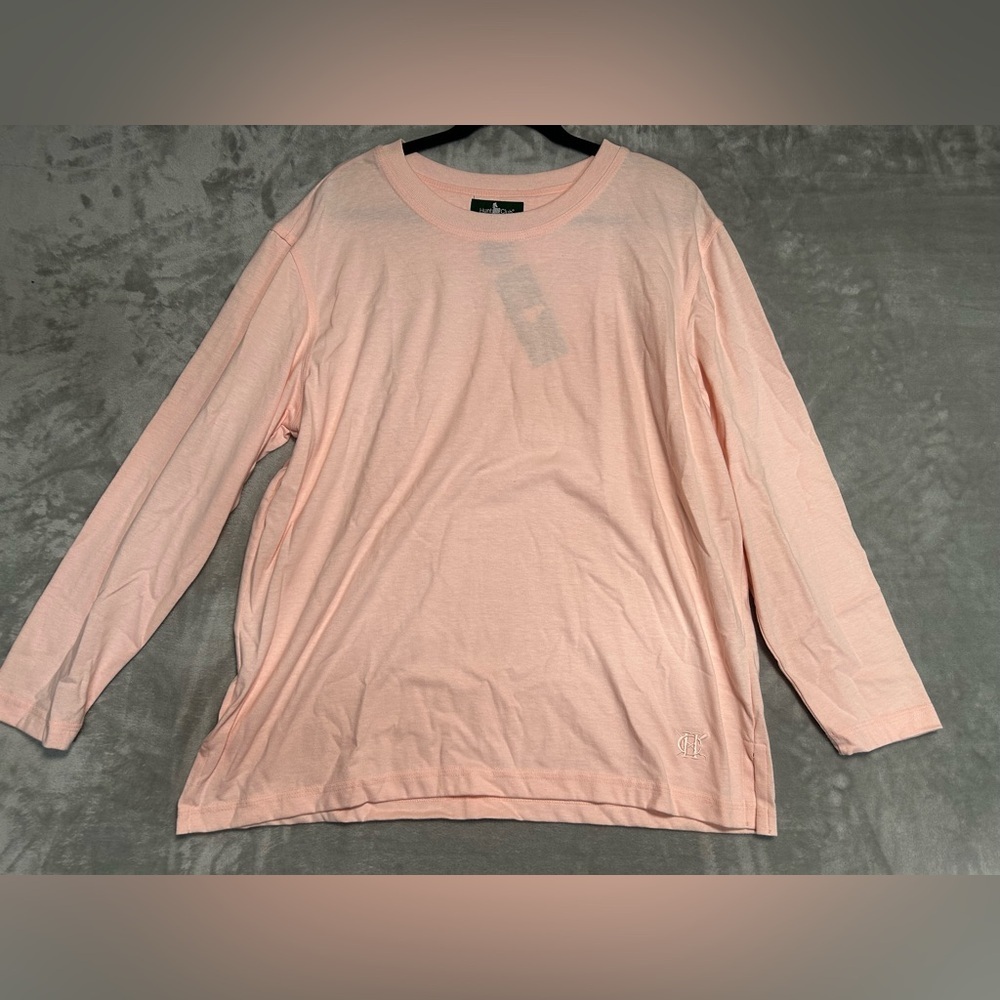 Hunt Club VTG Long Sleeve Top Women’s XL Pink Cotton
